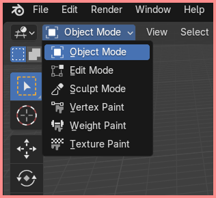 přepínání režimů práce