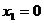 x(1)=0